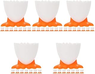 Amosfun 40Pcs Novelty Egg Cups Kids Egg Cups Holder Stand Funny Easter Eggcups for Kitchen Boiled Eggs Breakfast