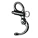 Fixed Snap Shackle 18KN - Fusion Climb® Delta - Professional Sailing Rigging Fixed Snap Hook - Heavy Duty Steel - Quick Release Snap Shackle for Rope, Sailing, Rigging, Lifeline - OSHA ANSI Compliant