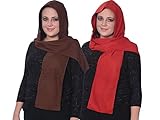 NEW Fleece Hooded Scarf Warm & Comfortable One Size Fits Most 7 Colors 1 or 2 Pack