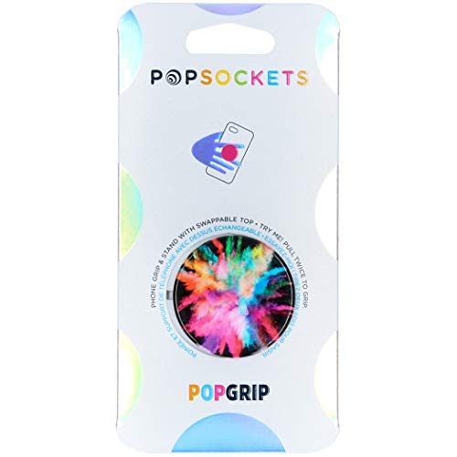 PopSockets PopGrip – Ausziehbarer Sockel und Griff für Smartphones und Tablets mit einem Austauschbarem Top – Color Burst Gloss - 8