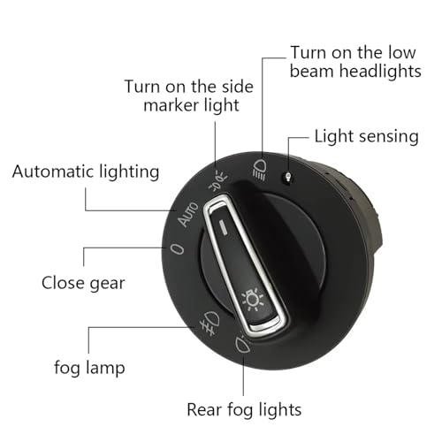 Interruptor de control de faros automáticos para Santana y Tiguan 2010-2017 2