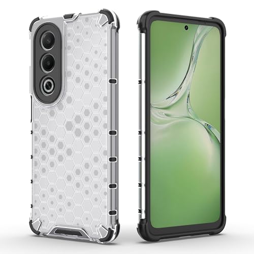 Image of Glasgow Back Case Cover Compatible with [ Oppo K12x 5G ] (Stylish Design) - Transparent