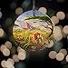 Disney – The Lion King – Remember Who You are – Thomas Kinkade Studios - 3.5” Starfire Prints Hanging Glass Print Accessory – Officially Licensed Collectible | Complimentary Velveteen Gift Bag