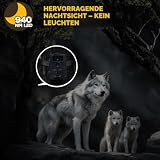 COOLIFE Jagdkamera, 28 MP, 1520P, HD, Auslösegeschwindigkeit 0,2 s und 27 Infrarot-LEDs, 940 nm...