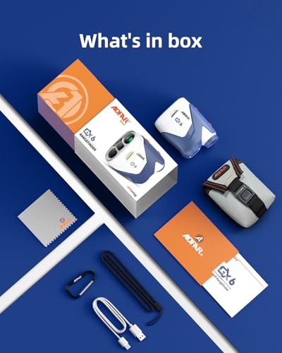 AOFAR GX6 Golf Entfernungsmesser mit Slope, Wiederaufladbarer Golf Laser Rangefinder, 1000Y, ±0,5YGenauigkeit, Flag-Lock und Vibration, 7X Vergrößerung, Laser Entfernungsmesser mit Magnetische