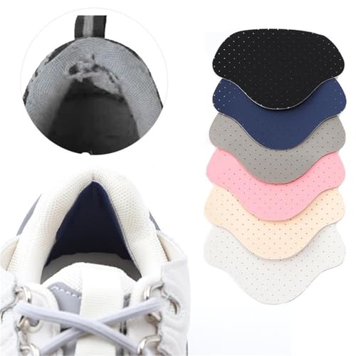 Almohadillas autoadhesivas para el talón contra agujeros en zapatos parches adhesivos rosa 2
