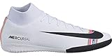 mercurial hallenschuhe nike white/black-pure platinum Nike Unisex-Erwachsene SuperflyX 6 Academy LVL UP IC Futsalschuhe, Mehrfarbig (White/Black/Pure Platinum 000), 42.5 EU