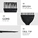 6-Pack Hair Dye Brushes - Reusable Applicator Brushes for Hair Stylists, Salon Use, and Home DIY Dyeing for Men and Women (6 Pack)