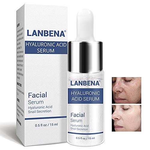 LANBENA Hyaluronic Acid Serum Moisturizing Skin Facial Snail Extract liquid Anti-Aging Reduces Fine Lines