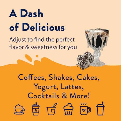 Image of Jordan's Skinny Mixes Sugar Free Coffee Syrup, Holiday Voodoo Cookies & Cream Coffee Flavoring Syrup, Zero Calorie Drink Mix for Lattes, Baking, Protein Shake, Dairy & Gluten Free, Kosher, 25.4 Fl Oz