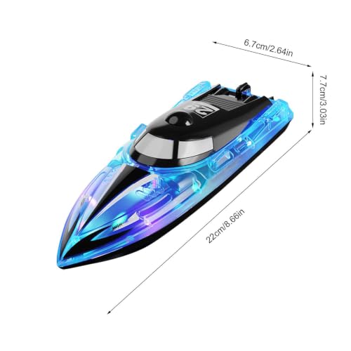 Bateau télécommandé compact et léger avec coque étanche pour enfants - 5