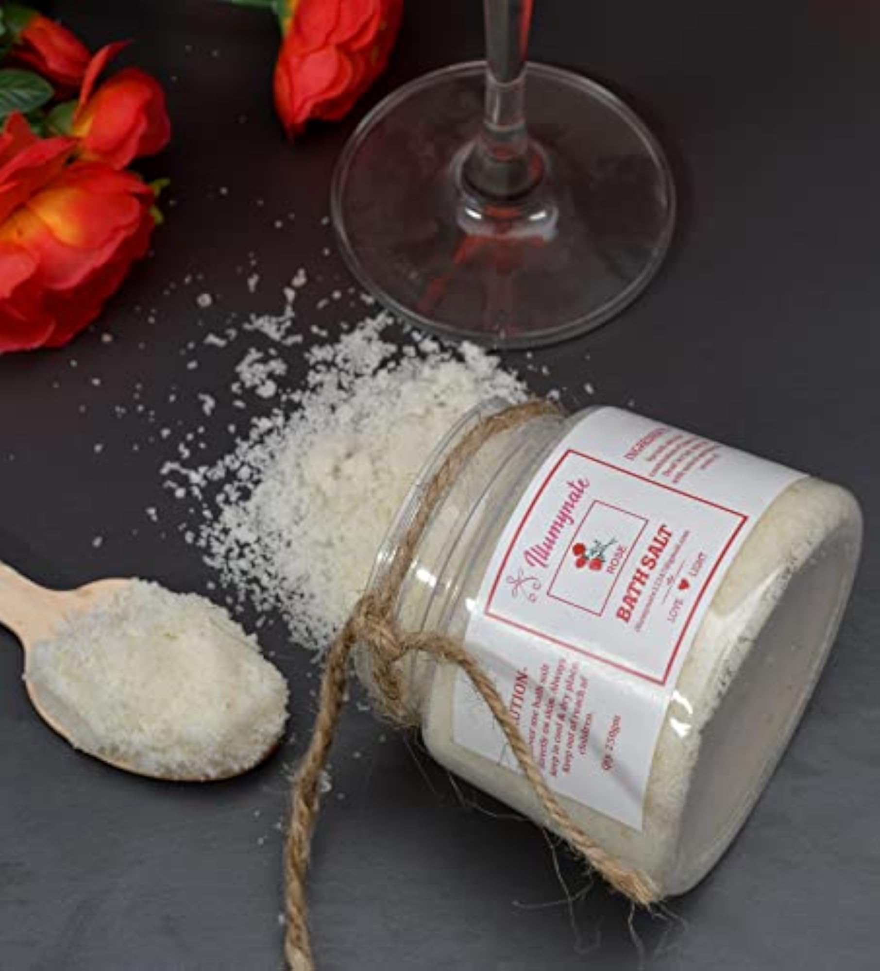 Lavender and Rose Bath Salt, Pack of 2, 250g