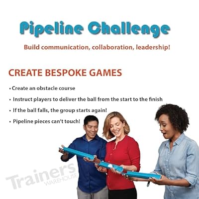 Trainers Warehouse Pipeline Challenge | Professional Teambuilding Experience - Build Teams, Communication & Leadership - Facilitate with Ease - Facilitate with Ease