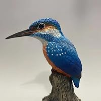 トリ　鳥　カワセミ　木彫　オブジェ　置物　インテリア　工芸品　美術品　A1430 トリ 鳥 カワセミ 木彫 オブジェ 置物 インテリア 工芸品 美術品 A1430