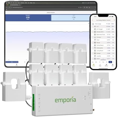 Emporia Vue 3 Home Energy Monitor - Smart Home Automation Module ...