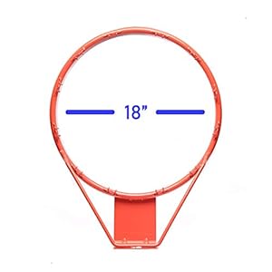 Milla Sports Basketball-Rand, Basketball-Netz, für drinnen und draußen, zum Aufhängen an der Wand