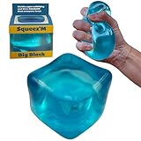 Premium Big Block Squeez'M Cube – 35% Larger Than The Standard Squishy Cube, Toy for Kids & Adults - Sensory Fidget for Stress Relief, Focus & Play – Colorful, Durable, Gift-Ready – ASTM Certified 3+