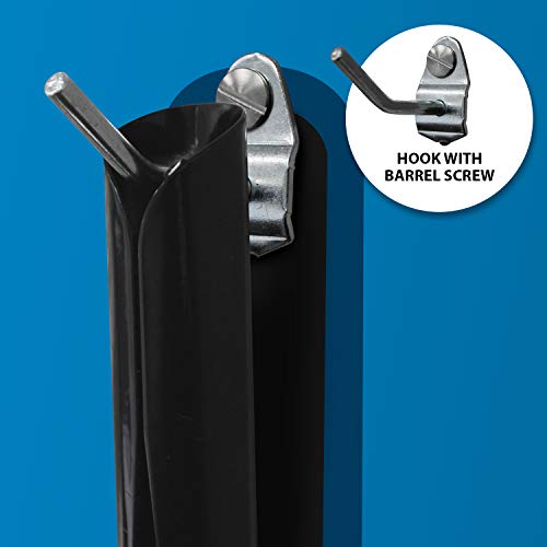 Image of NMC SB101ACP 5S Janitorial Shadow Board, Blue /Black, 68 inchX30 inch, AluminumCompositePanel (Tools Sold Separately)