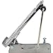 Speedway Motors Cast Aluminum Accelerator Throttle Pedal Assembly Includes Heavy Duty Cable, Mounting Hardware and Textured Pedal, 2.5 x 6 x .25 Inches
