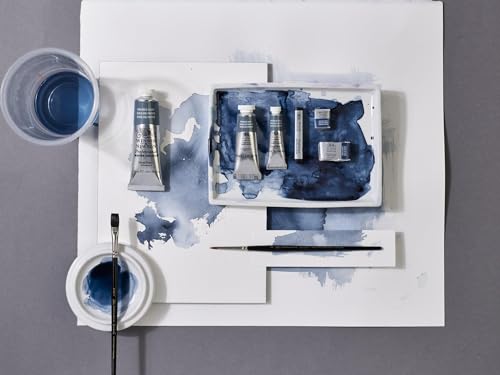 Image of Winsor & Newton Professional Water Colour 37 ML - Alizarin Crimson (004) - Finely Pigmented, Vibrant, Vivid & Intermixable Artists' Water Colour Paints - More Colours Available