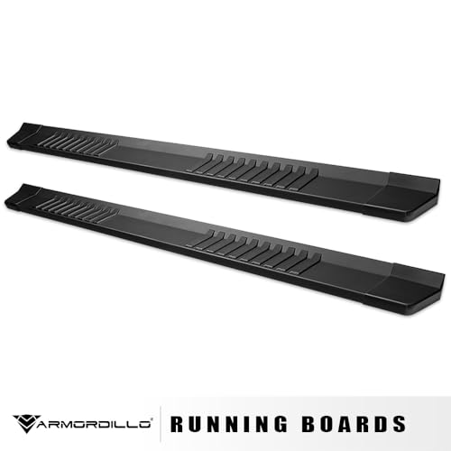 Estribos de aluminio Armordillo 6" estilo OE con franjas de polímero miniatura 2