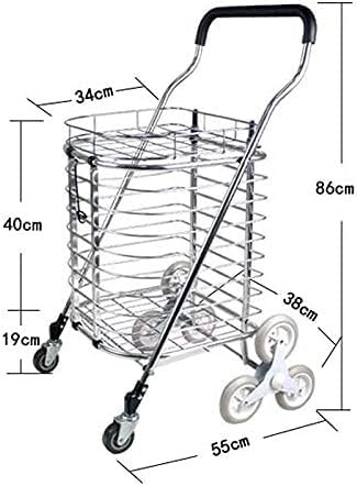 Shopping Trolleys Can Climb The Stairs Shopping Cart Folding Hand Cart Shopping Cart Home Pull Trailer Portable Carts miniatura 7