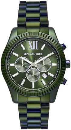 Michael Kors MK9166 Men's Watch Lexington Green, green, Bracelet