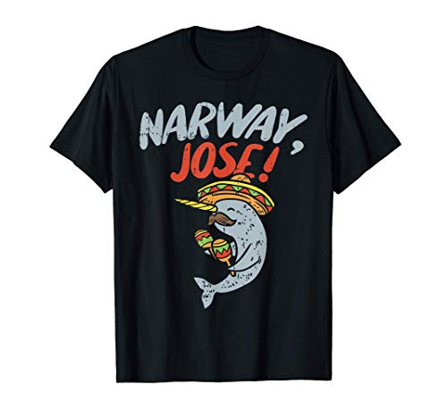 Funny Cinco De Mayo Narwhal Shirt Mexican Narway Jose Gift Camiseta