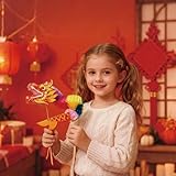 6 Pcs Paper Dragon, Chinese New Year Decorations 2026, New Year DIY Paper Dragon Dance Garland, Spring Festival for News Years Party Supplies, Spring Festival Dragons Party Supplies - Image 7