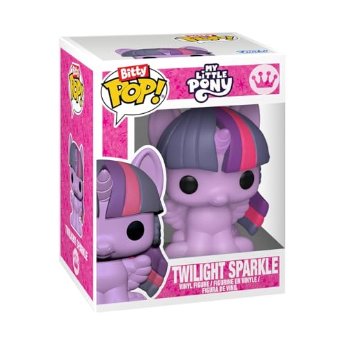 Funko Bitty Pack: My Little Pony - Twilight Sparkle - 1/6 Odds for Rare Chase Variantand A Surprise Mystery Mini Figure - 0.9 Inch (2.2 Cm) - My Little Pony TV Collectable - Gift Idea