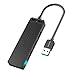 Produktbild USB Hub,VENTION USB 3.0 HUB 4-Port-USB-Splitter mit Ladeanschluss für Notebook-PC, USB-Flash-Laufwerke, Mobile Festplatte für Surface Pro, XPS(1M)