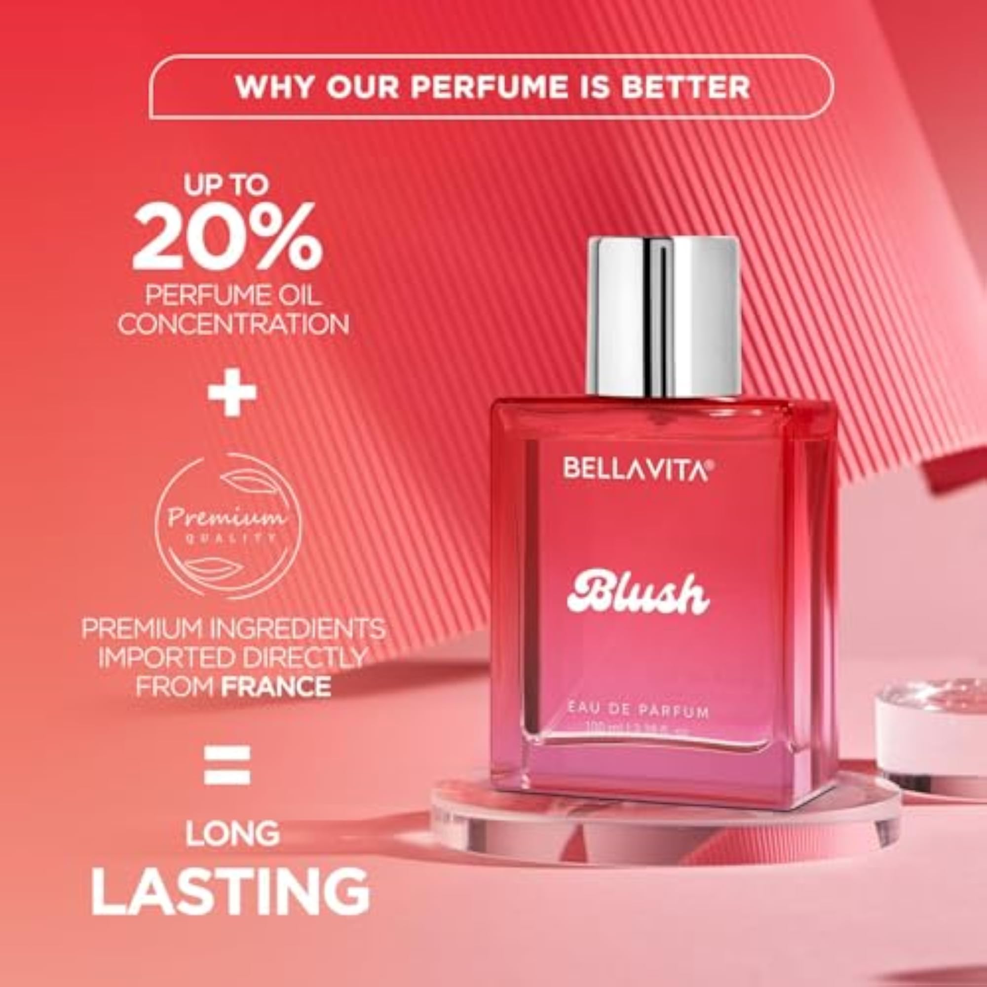 Blush EDP 100ml, Long Lasting Perfume for Women