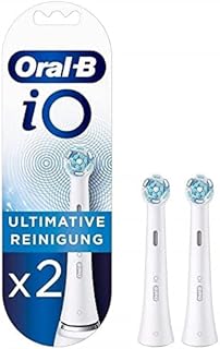 Oral-B iO Najwyższej jakości czyszczenie, końcówki do elektrycznej szczoteczki do zębów, 2 sztuki, optymalne czyszczenie zębów z technologią iO, nasadka do szczoteczek do zębów Oral-B