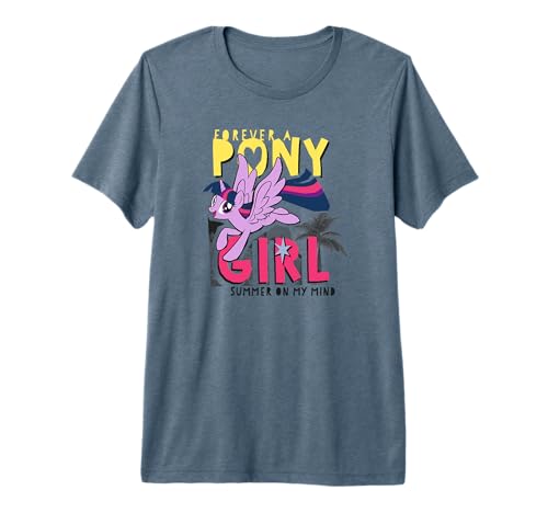 T-shirt My Little Pony Rainbow Dash pour fille en coton premium