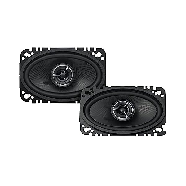 Kenwood KFC-X463C Excelon 4×6 2-Way Speaker System – Pair (Black)