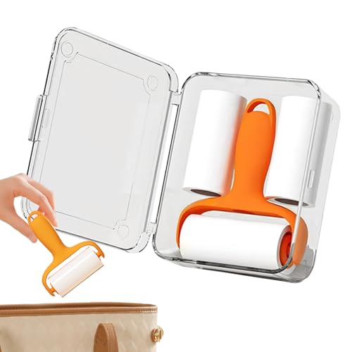 Rullo di lanugine adesivo | Dispositivo portatile per la rimozione di di cani e gatti - Rullo di lanugine per vestiti - Per divano tappezzeria tappeti vestiti seggiolino auto biancheria