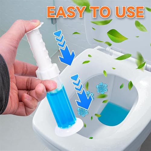 Gihen 84 Flowers Toilet Cleaner Gel Stamps 6 in 1 Air Freshener Effective Deodorizer Long - image 4