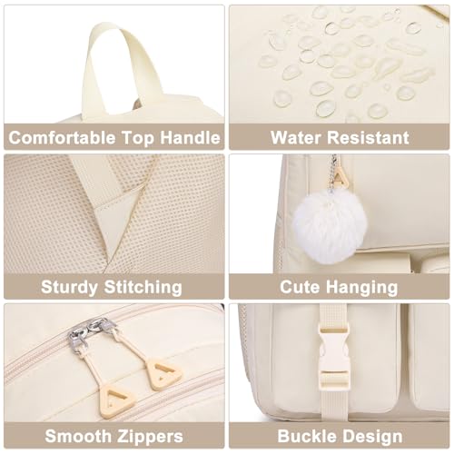 School Backpack Teen Girls Women,Cute Bookbag College Schoolbag with USB Port for Middle High School Students4