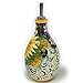 CERAMICHE D'ARTE PARRINI - Italian Ceramic Art Pottery Cruet Vinegar Decorated Sunflower Hand Painted Made in ITALY Tuscan