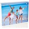 laapee 8x10 Inches Acrylic Picture Frames 1 Pack, Double Sided Magnetic Photo Frames,Free Standing on Desk or Table Clear Picture Frames