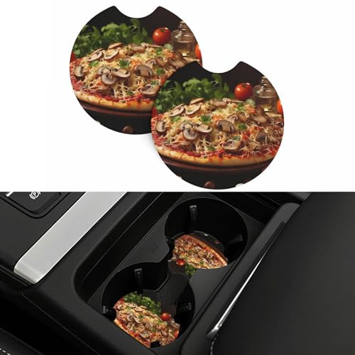 Portavasos para carro universal goma 2 pzas negro miniatura 5