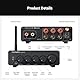 Fosi Audio BT30D Pro Bluetooth Verstärker 2.1 Kanal, Mini HiFi Verstärker mit TPA3255 Chips 165W x2+350W & Bass-Höhenregler, Audio Receiver für Desktop/Außenlautsprecher/Regallautsprecher/Subwoofer
