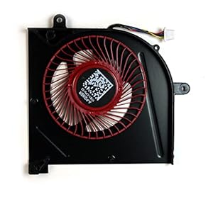 Power4Laptops Compatibele laptop CPU-ventilator compatibel met MSI Gaming GS73VR Stealth Pro