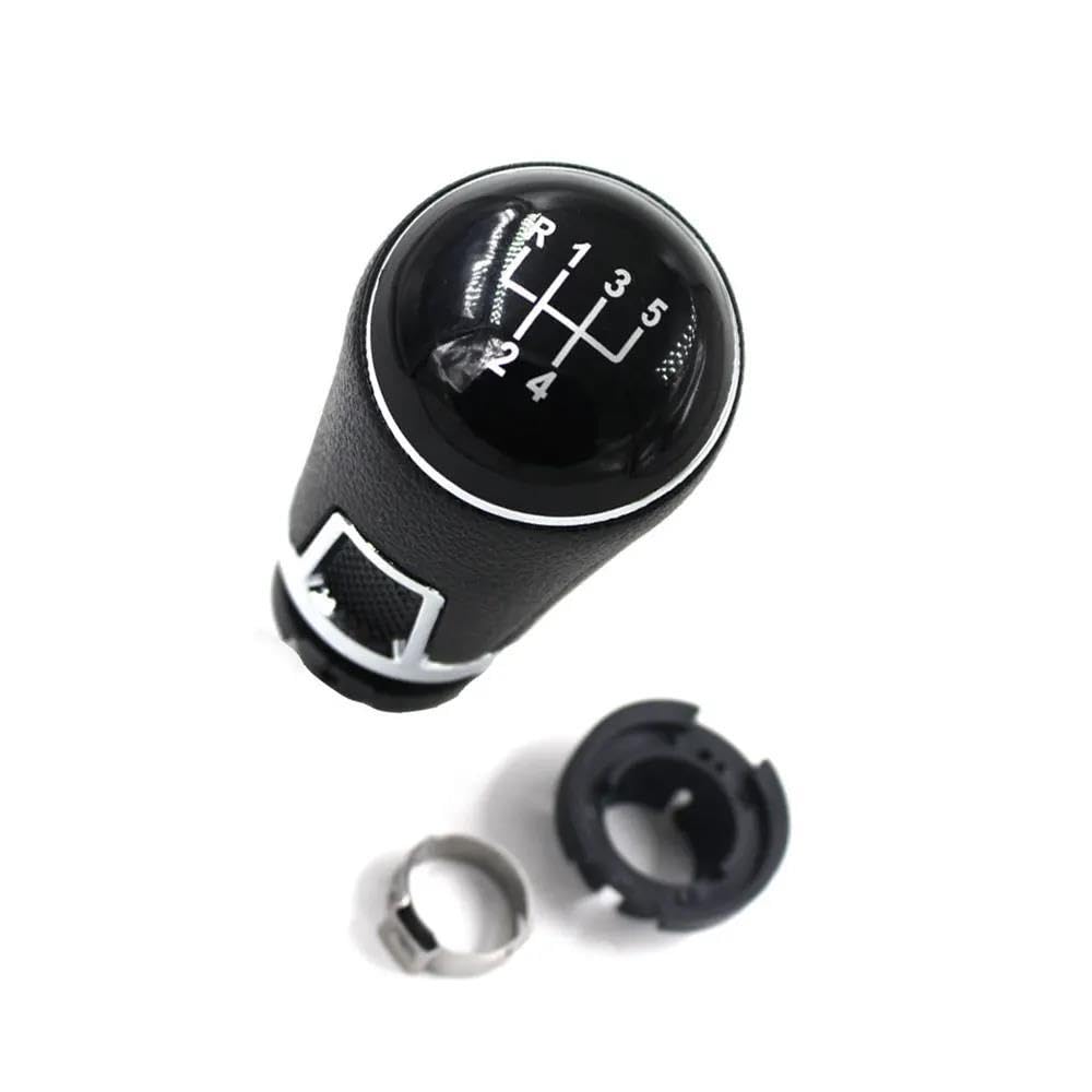 Sxqpocar 5 Speed Car 5/6 Speed Gear Shift Konb Gaiter Shifter Knob For Passat B6 B7 Cc 2005-2013 Shift Lever Head(5 Speed)