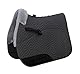 Engel Reitsport | SCHABRA1-VSS-GRA-SIL | Schabracke | Steppstoff | Lammfell im Sattelbereich | Half Lined | Fellkranz vorne | Vielseitigkeit | Stoff grau Fell Silber