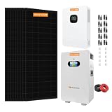Dawnice 10KW Off Grid Solar System Complete Kit with 16PCS*550W Solar Panels 48V 10KW Off Grid Inverter 2Sets 51.2V LiFeP04 Battery (16pcs*550W+1 * 10KW Inverter+2Sets*10Kwh Battery)