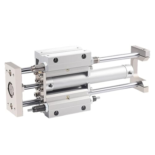 Cylindre pneumatique MGGMB contre les déviations de trajectoire avec triple axe réglable 450mm