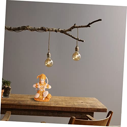 Figurine de singe Bouddha en style sud-est asiatique pour ornement intérieur raffiné