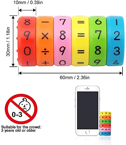 2 x magnetisches Lernspielzeug, Mathematik-Spiele, Mathematik-Ressourcen, Kinder, Zahlenspiele, Zahlenblöcke, Magnetspielzeug für Kinder, Kinder, Geschenke