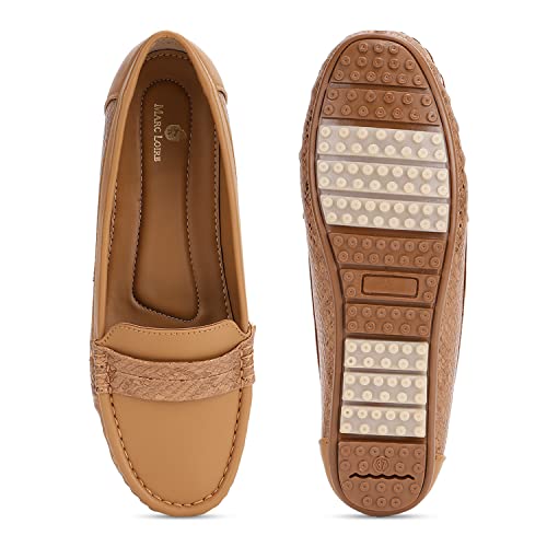 Image of Marc Loire Women Comfortable Slip On Flat Loafer Ballet; Casual and Formal Footwear